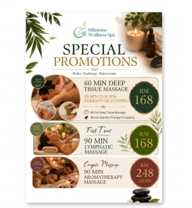 Milestone Spa Promo July